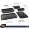 Baker's Secret Stackable Baking Set of 5 Bakeware Pans, Bakeware Set, Baking Pan Set Includes Muffin Pan, Roaster Pan, Square Pan, Cookie Sheet, Loaf Pan, Baking Supplies